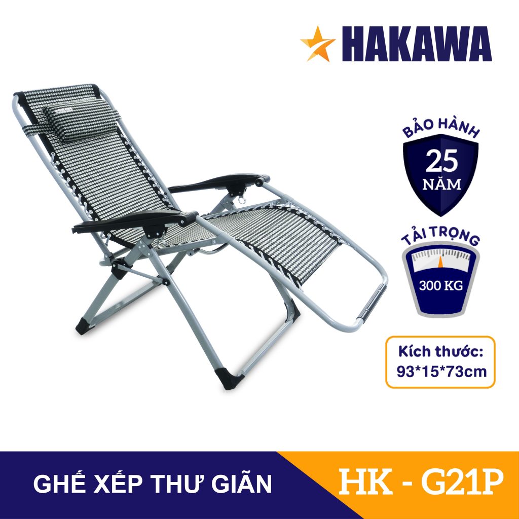 Ghế xếp thư giãn cho người già HAKAWA HK-G21P