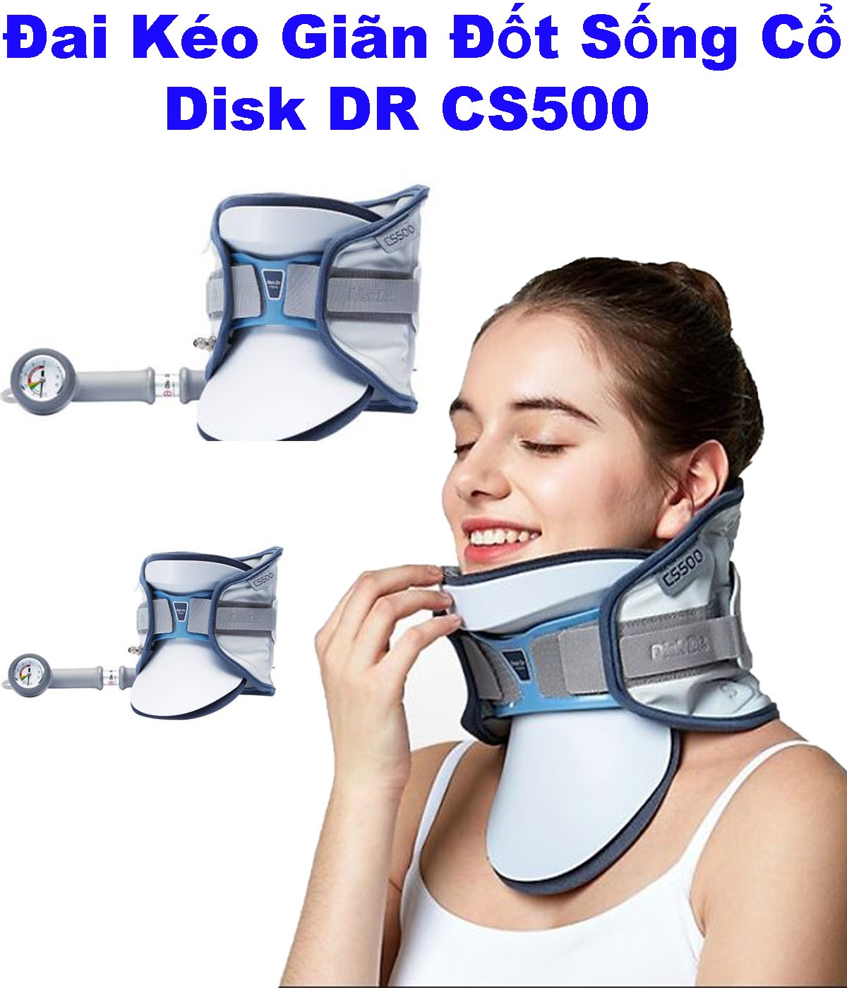 Đai cổ kéo giãn cột sống DiskDr CS500